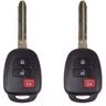 AutoKey Supply USA Corp. 2013 - 2021 Toyota Remote Head Key 3B FCC# HYQ12BDP - H Chip (CANADIAN VEHICLES) (2 Pack)