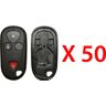 AutoKey Supply USA Corp. New Replacement Remote Keyless Fob Case Shell 4B for Acura (50 Pack)