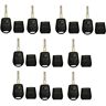 AutoKey Supply USA Corp. New Remote Key Fob Replacement Rubber Case Housing Blade Shell Notch 4 track (10 Pack)