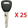 AutoKey Supply USA Corp. 1997 - 2006  Honda Acura Transponder Key - ID13 Chip - HD106-PT (25 Pack)