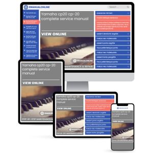 Yamaha cp20 cp-20 complete service manual - Online Manuals by eManualOnline