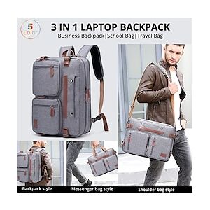 LightInTheBox 15.6 Inch And 17.3 Inch 3 In 1 Computer Laptop Carry Bag Office Designer Waterproof Business Laptop Briefcase Bag 1pc