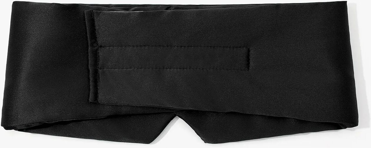 LILYSILK Silk Eye Mask For Sleeping Women Black United States One Piece With Velcro Light And Soft Free Of Harmful Chemicals