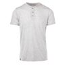 Merino Wool Henley T-Shirt   Men's Vapor Henley Tee   Duckworth   Standard Gray   XXL