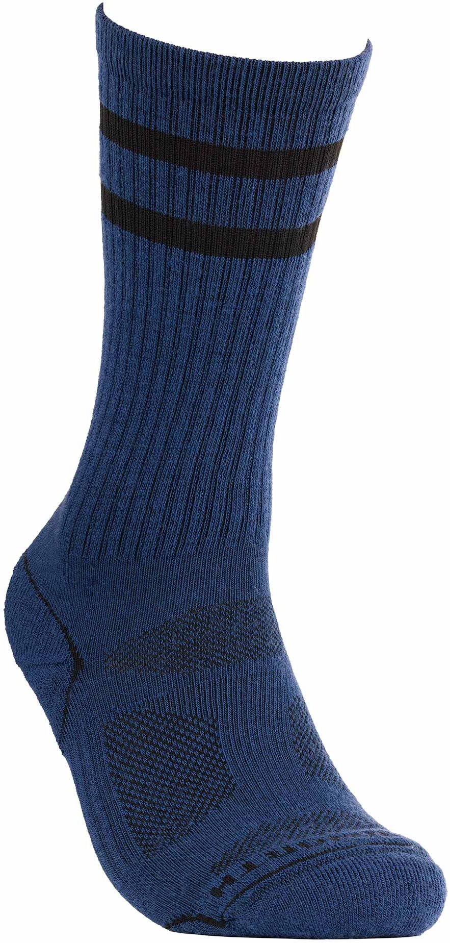 Merino Wool Socks   Lightweight Crew Sock   Duckworth   Midnight   L