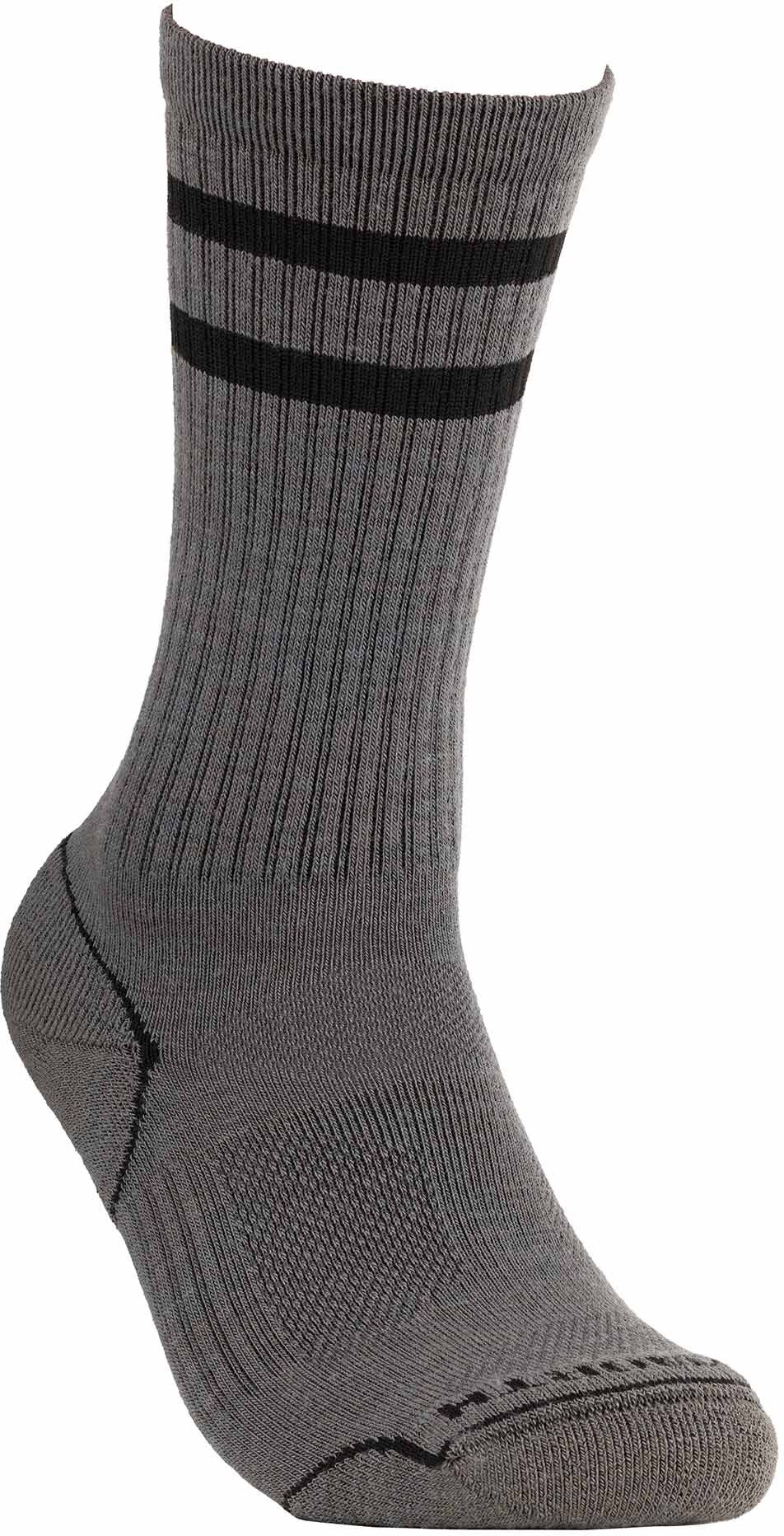 Merino Wool Socks   Lightweight Crew Sock   Duckworth   Shale   S