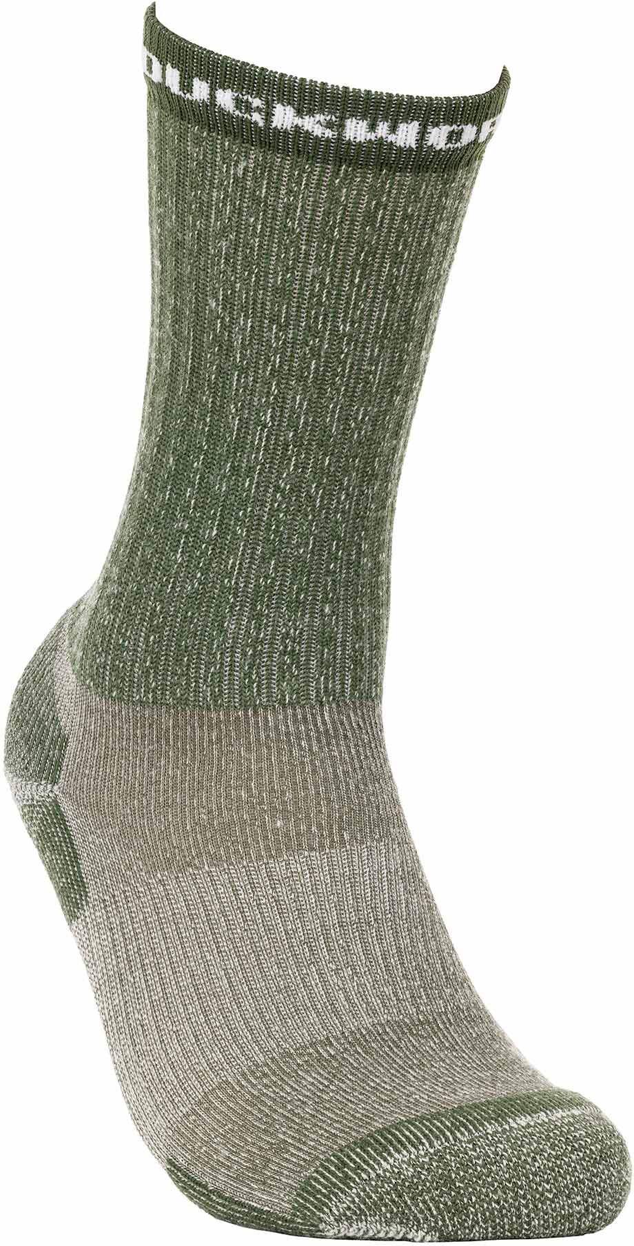 Merino Wool Socks   Midweight Hiking Crew Sock   Duckworth   Spruce   M