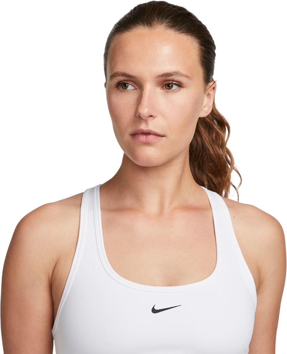 Nike Women's Swoosh Bra in White/Black   Size: XXL   Fit2Run