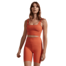 Varley Women's Let's Move Rib 7" Short in Orange Rust   Size: XL   Fit2Run