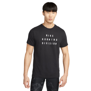Nike Men's Dri-FIT Run Division Short Sleeve T-Shirt in Black   Size: Large   Fit2Run