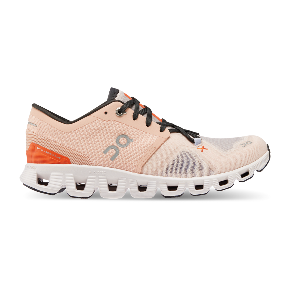 ON Women's Cloud X V3 Shoes in Rose/Sand   Size: 9.5 Width: B   Fit2Run