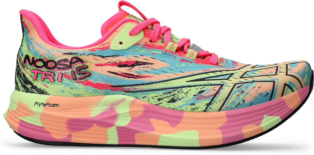 Asics Women's Noosa Tri 15 Shoes in Summer Dune/Lime Green   Size: 9.5 Width: B   Fit2Run