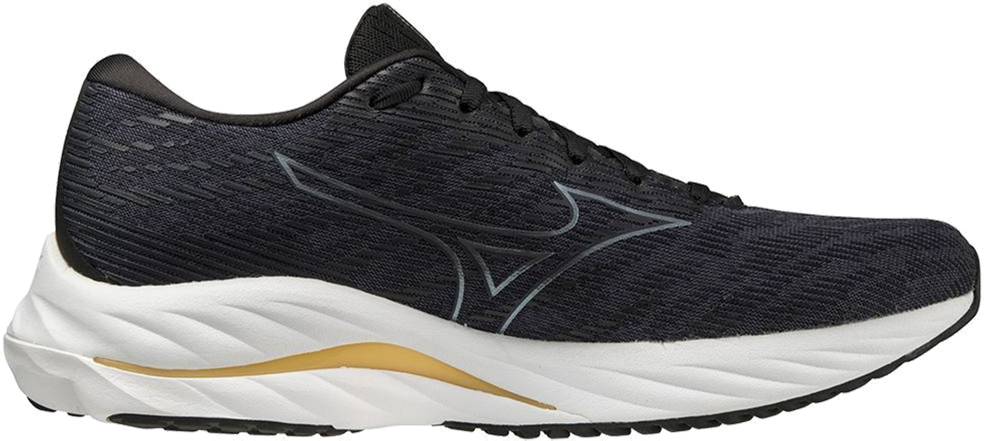 Mizuno Men's Wave Rider 26 Shoes in Odyssey Grey/Metallic Grey   Size: 10.5 Width: D   Fit2Run