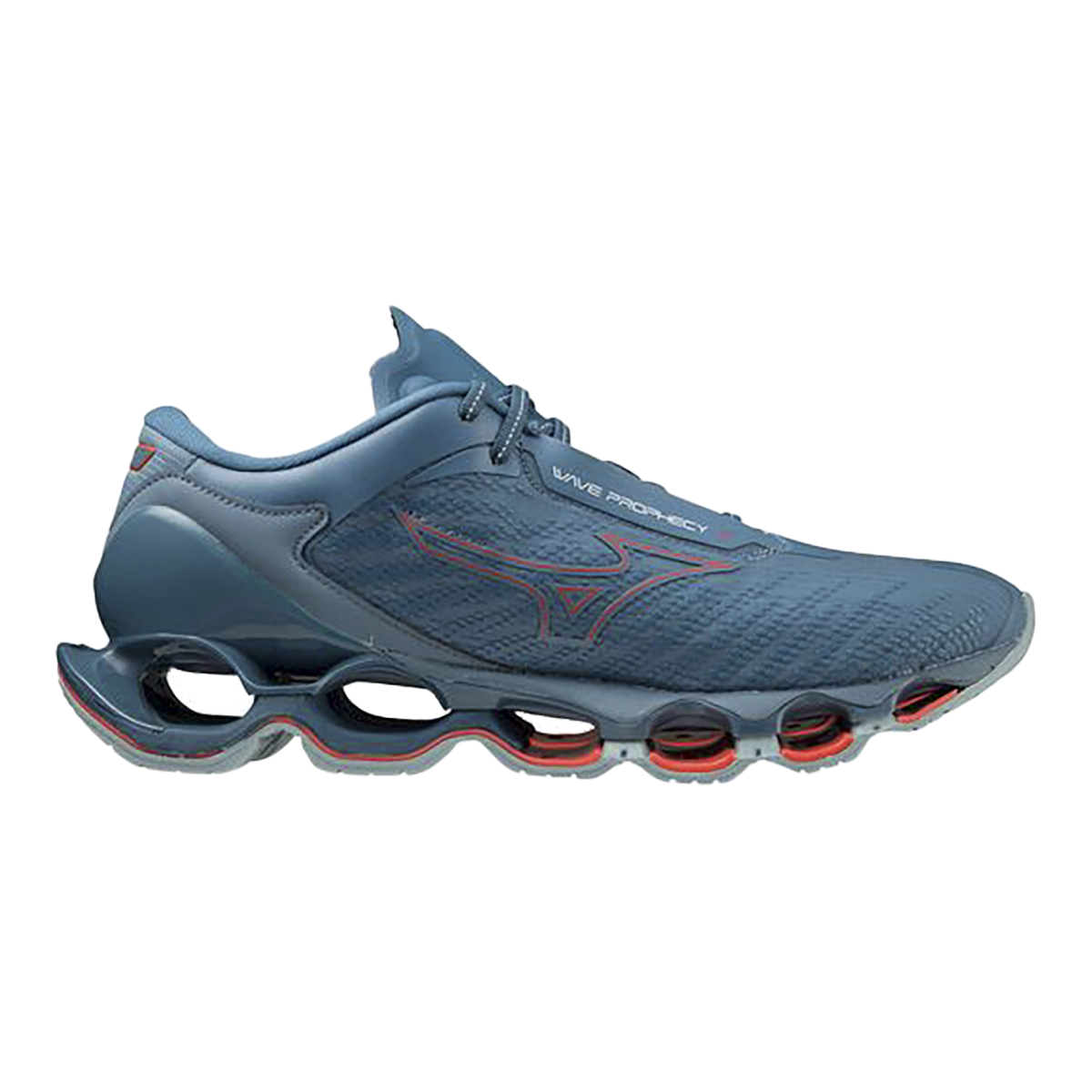 Mizuno Men's Wave Prophecy 12 Shoes in Forget Me Not/Soleil   Size: 8 Width: D   Fit2Run