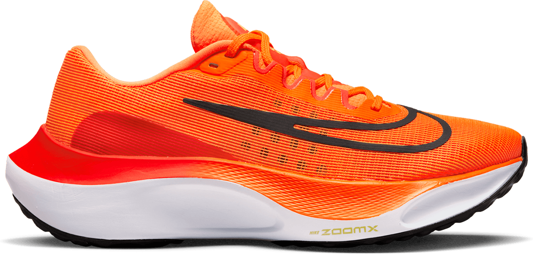 Nike Men's Zoom Fly 5 Shoes in Total Orange/Black/Bright Crimson   Size: 11.5 Width: D   Fit2Run