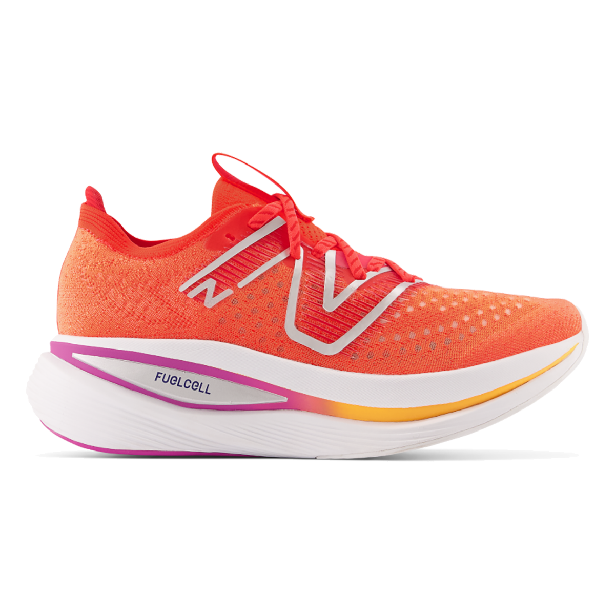 New Balance Men's Fuel Cell SuperComp Trainer Shoes in Electric Red/Silver Metallic   Size: 8.5 Width: D   Fit2Run