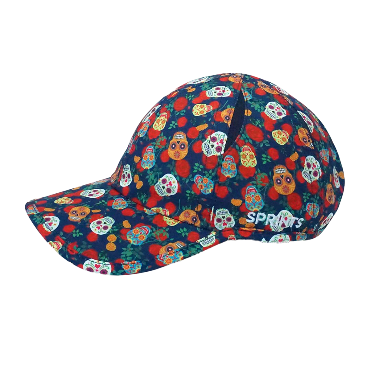 Sprints Unisex Race Day Hat in Day Of The Dead   Fit2Run