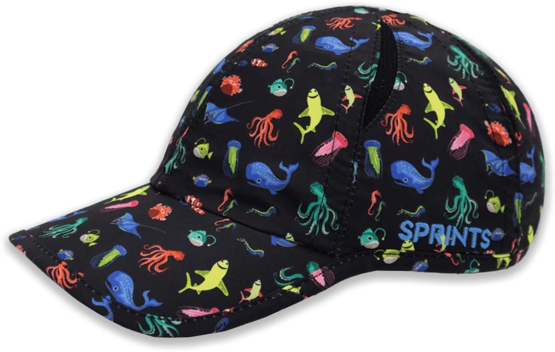 Sprints Unisex Race Day Hat in Fish Are Friends   Fit2Run