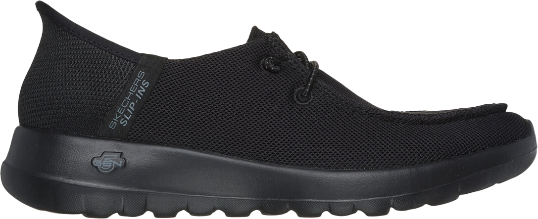 Skechers Women's Go Walk Joy - Idalis Shoes in Black Textile/Trim   Size: 9 Width: B   Fit2Run