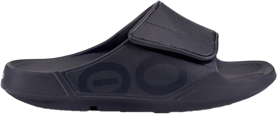 Oofos Unisex OOahh Sport Flex Shoes in Matte Black   Size: 13 M/15 W Width: D   Fit2Run