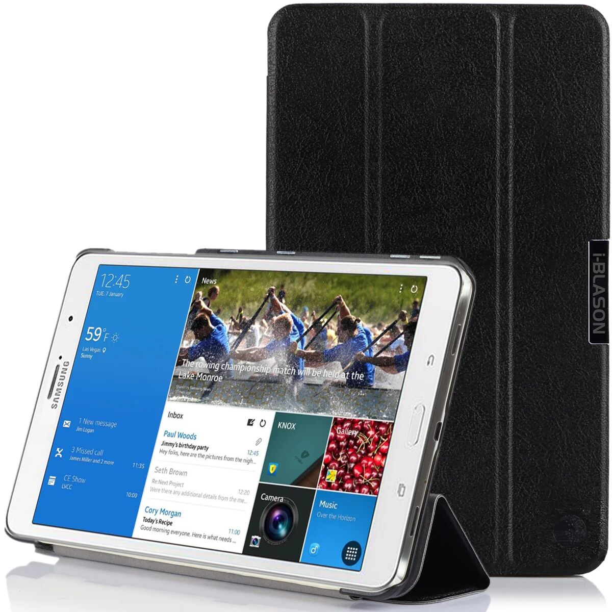 i-Blason Galaxy Tab Pro 8.4 inch i-Folio Stand Case-Black