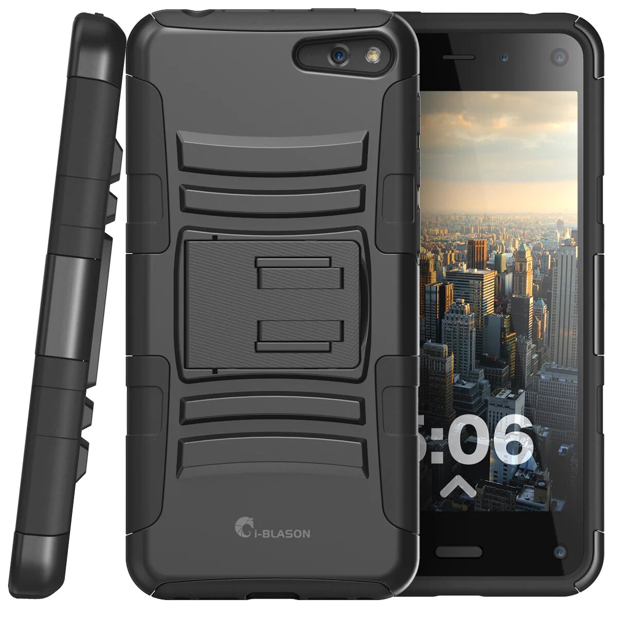 i-Blason Amazon Fire Prime Case-Black/Black