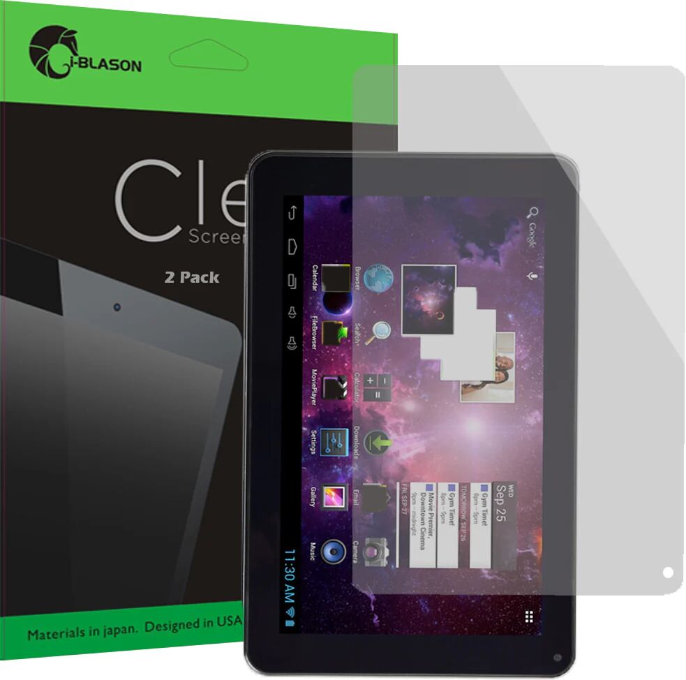 i-Blason 2 Pack HD Premium Screen Protector for Tmax Tablet 9 HD