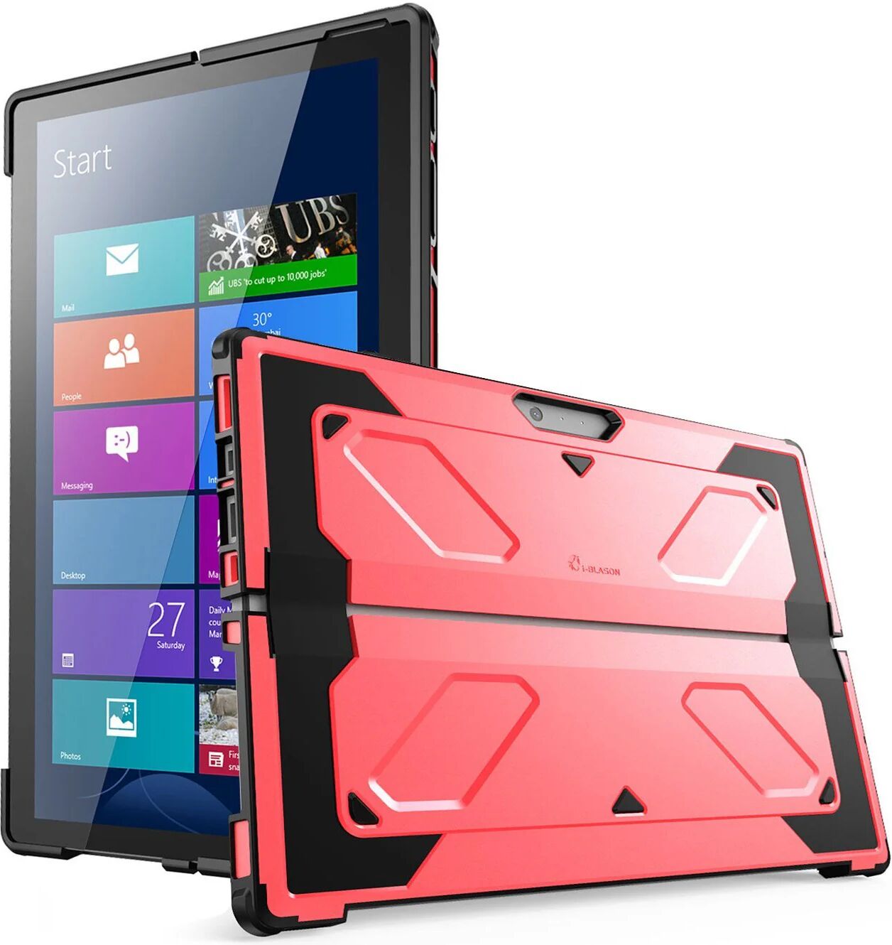 i-Blason Microsoft Surface Pro 6 Armorbox Case-Pink