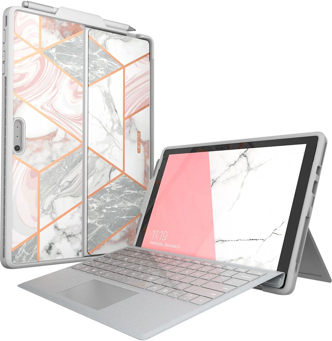 i-Blason Microsoft Surface Pro 7 / Pro 6 / Pro 5 / Pro 4 Cosmo Case-Marble Pink