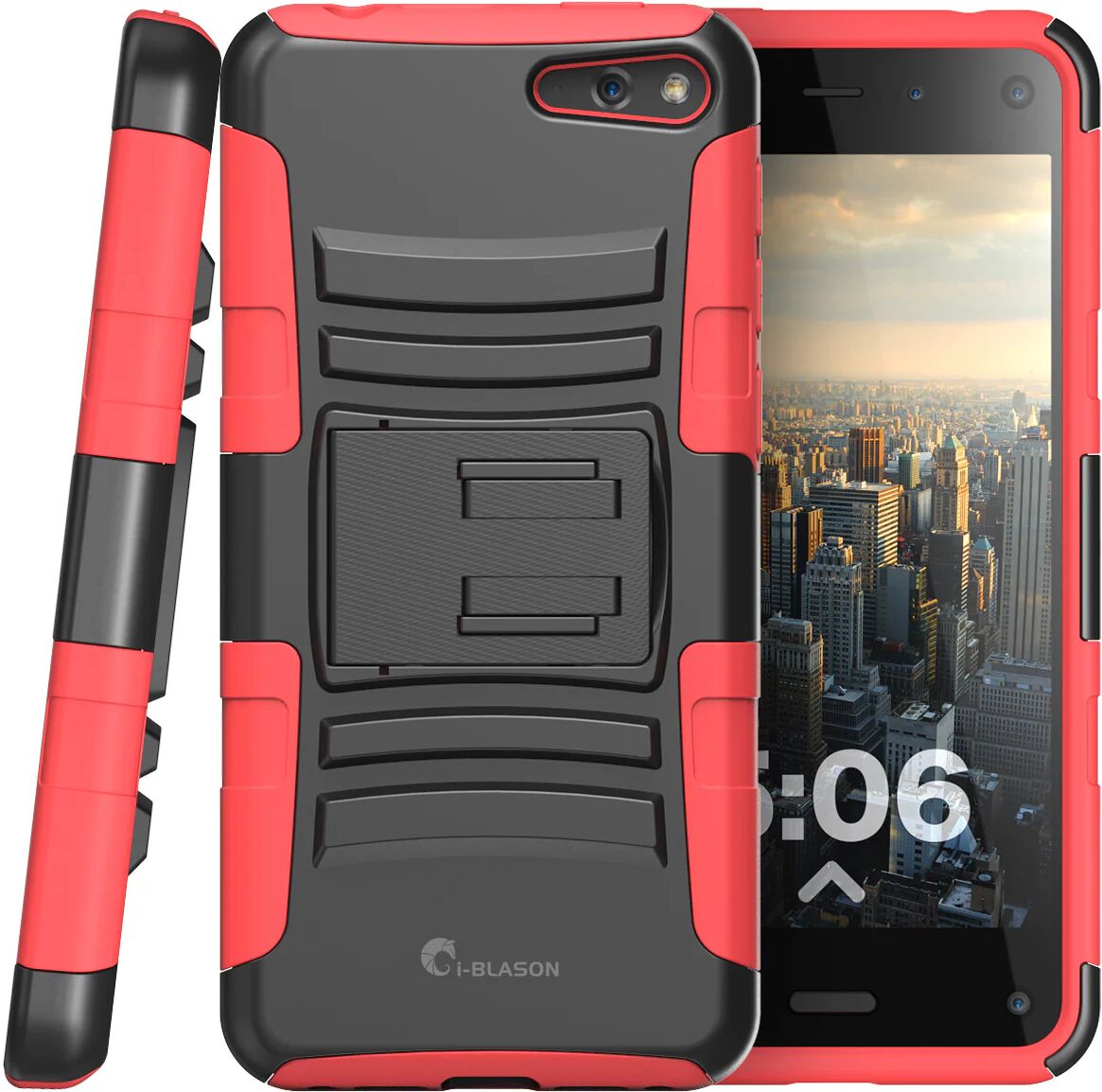 i-Blason Amazon Fire Prime Case-Red/Black