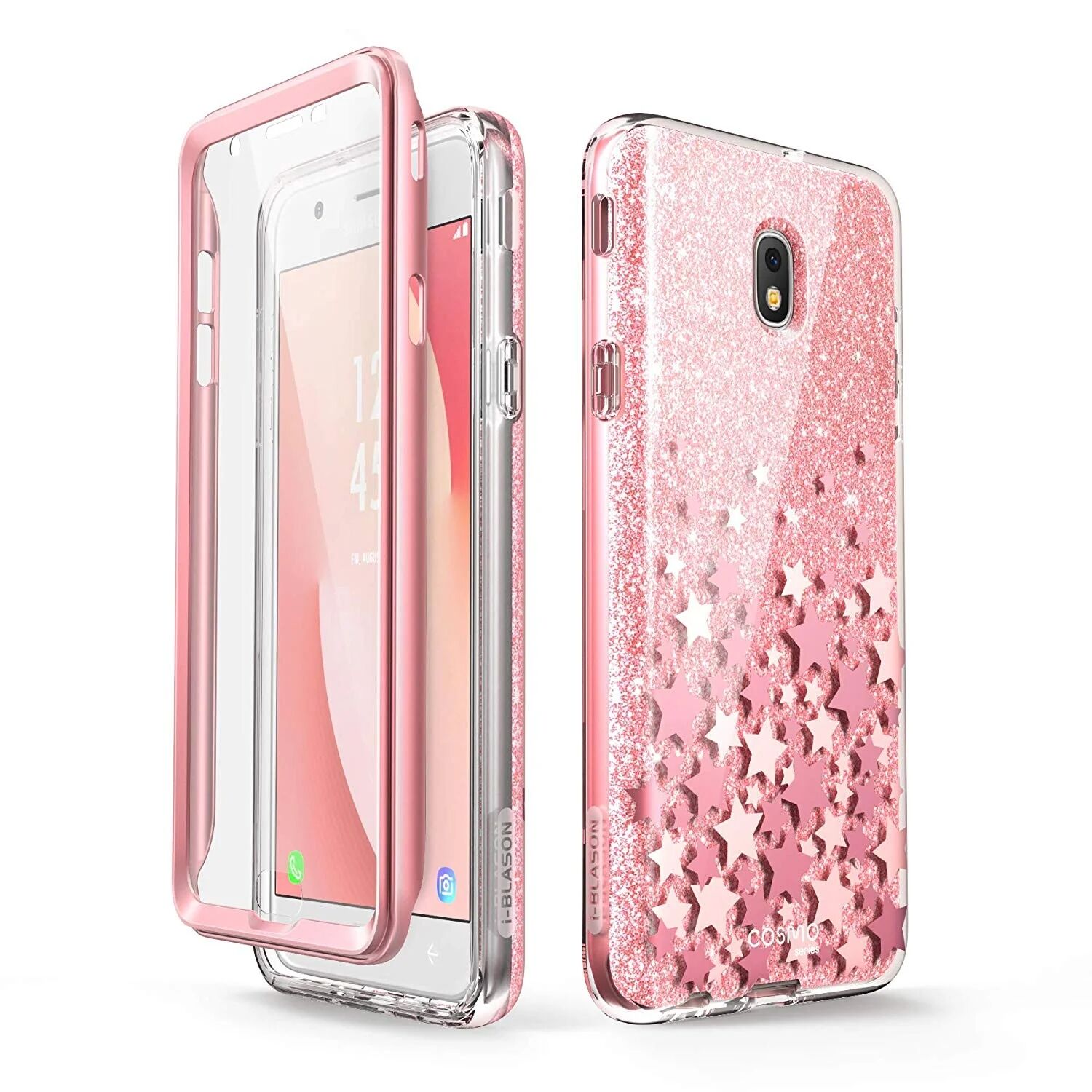 i-Blason Galaxy J3 Cosmo Case - Glitter Pink