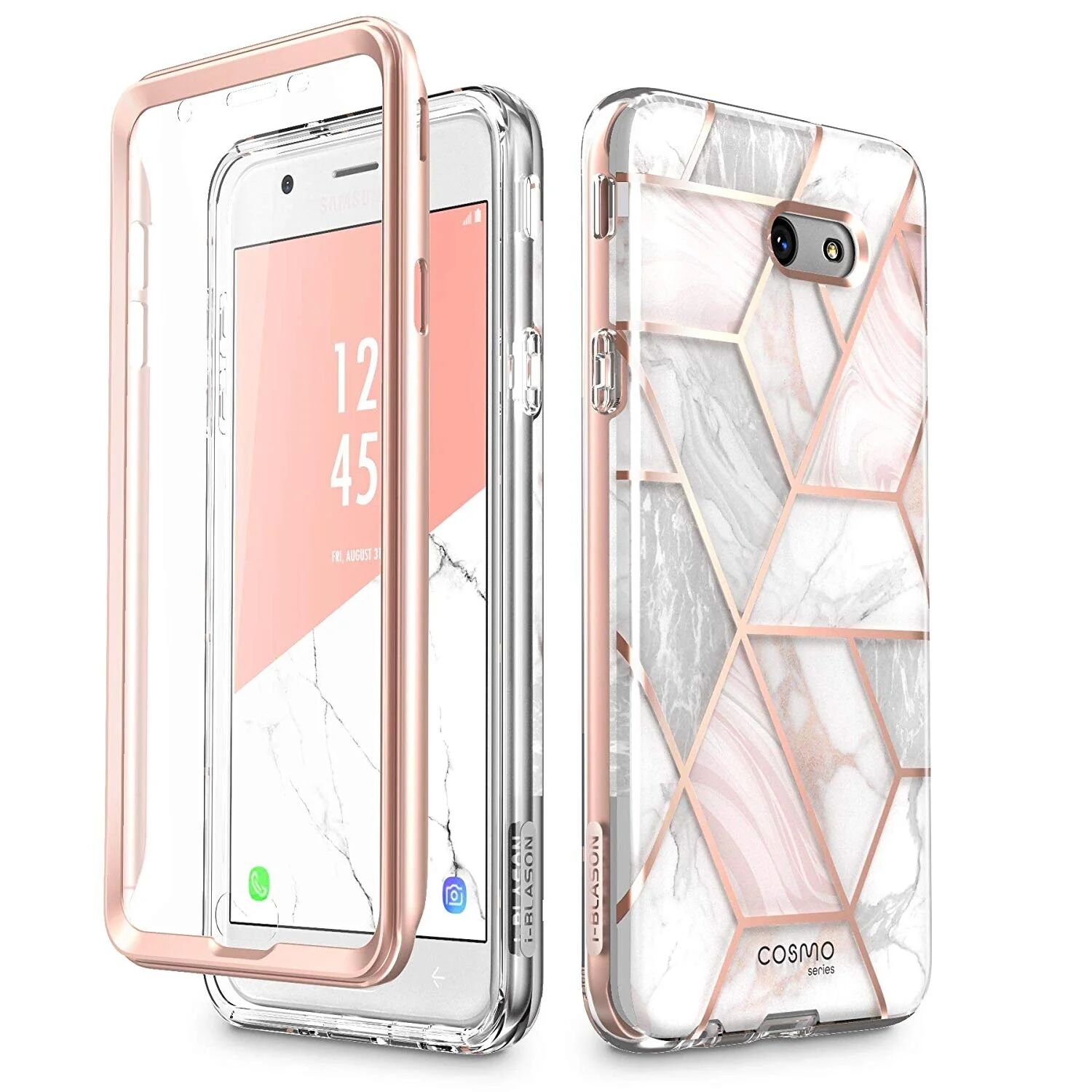 i-Blason Galaxy J7 (2017) Cosmo Case - Marble Pink