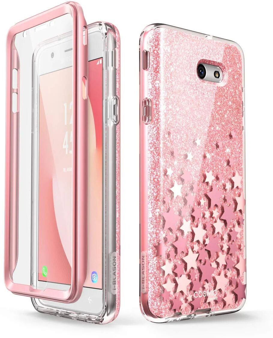 i-Blason Galaxy J7 (2017) Cosmo Case - Glitter Pink