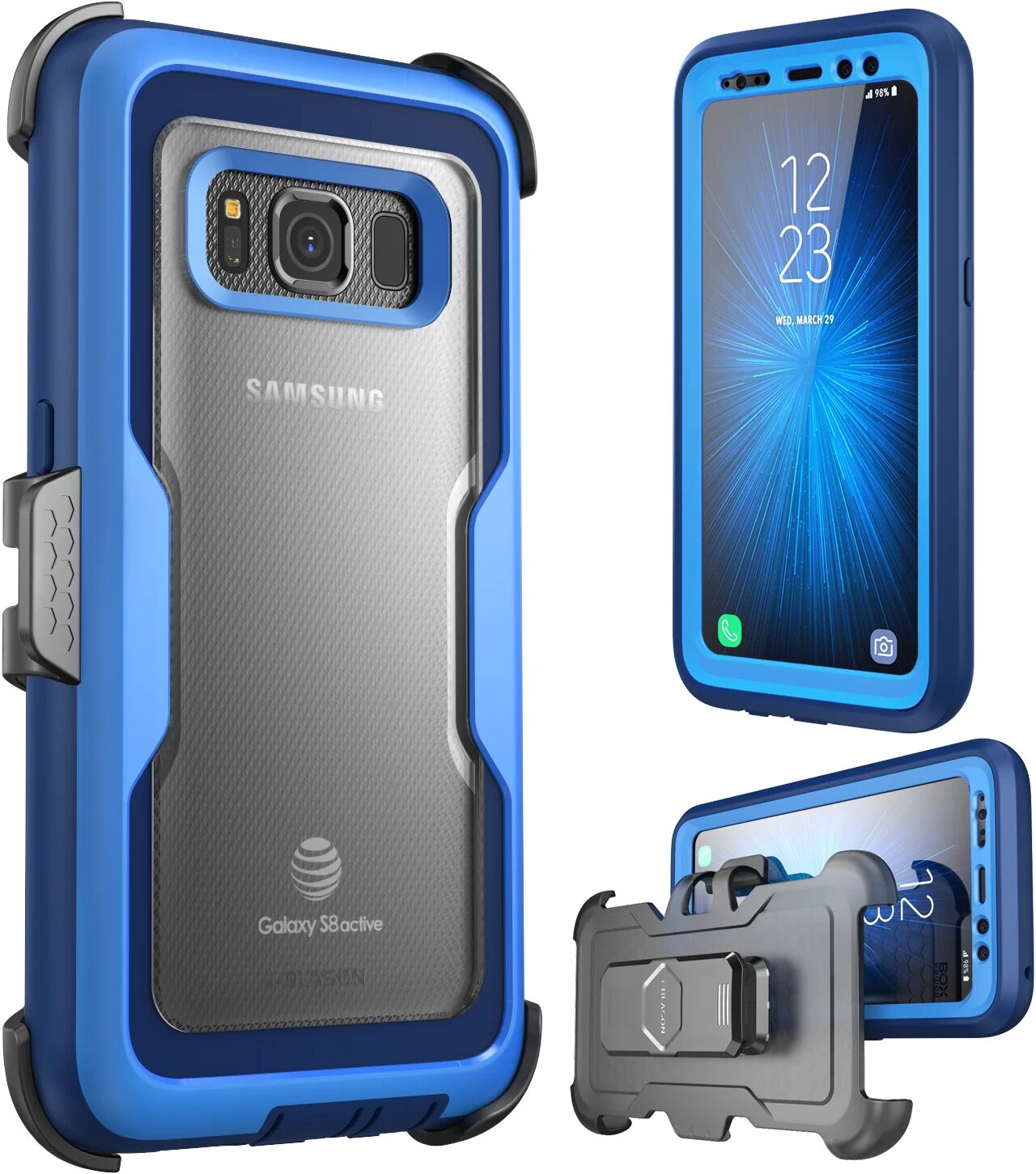 i-Blason Samsung Galaxy S8 Active Magma Case - Blue