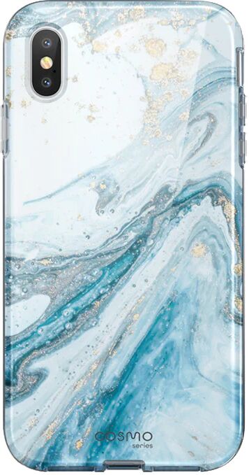 i-Blason iPhone XS / X Cosmo Case-Marble Blue