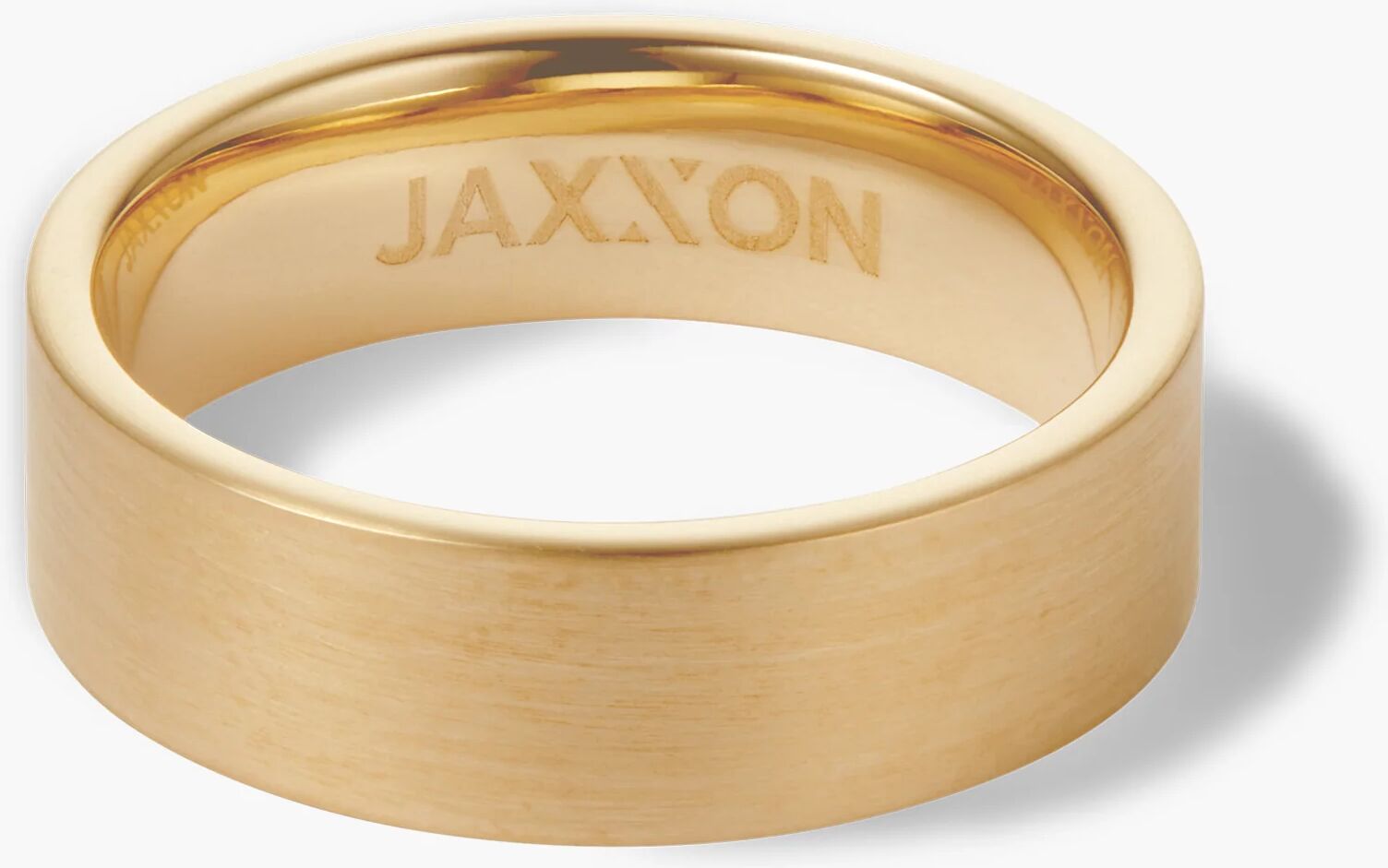 JAXXON 7mm Classic Tungsten Gold Ring   Size 9