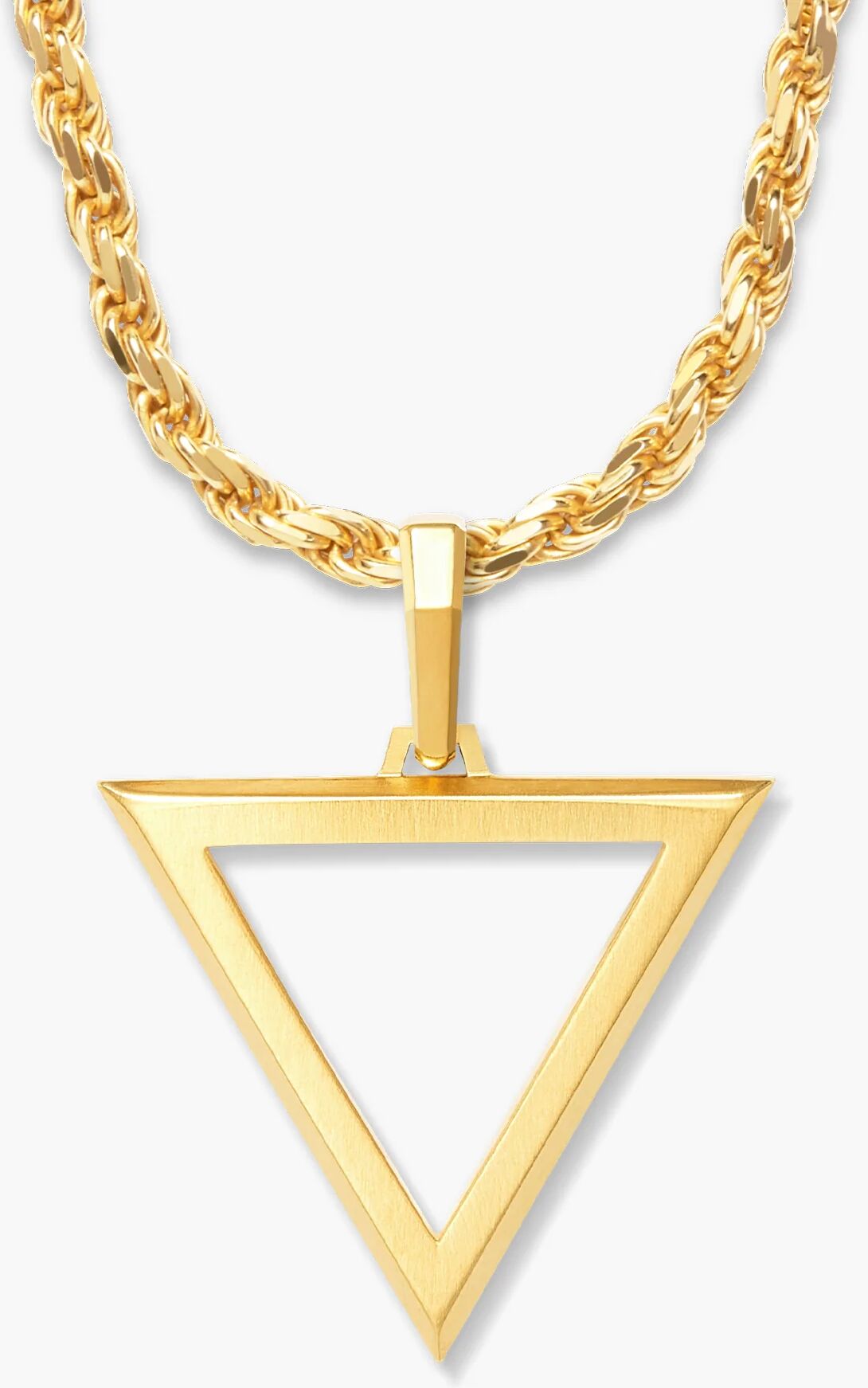 JAXXON Trinity Gold Pendant Rope Chain