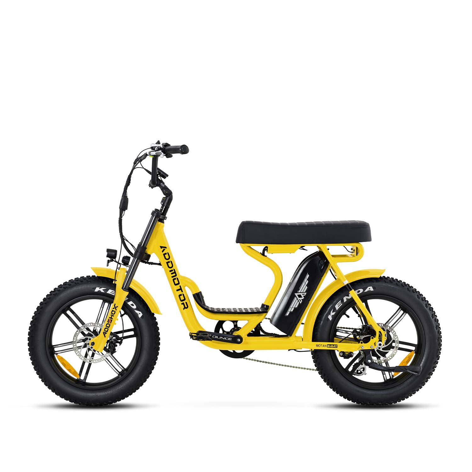 Addmotor Moped Style Long Range Step Thru Fat Tire MOTAN Electric Bike Cruiser