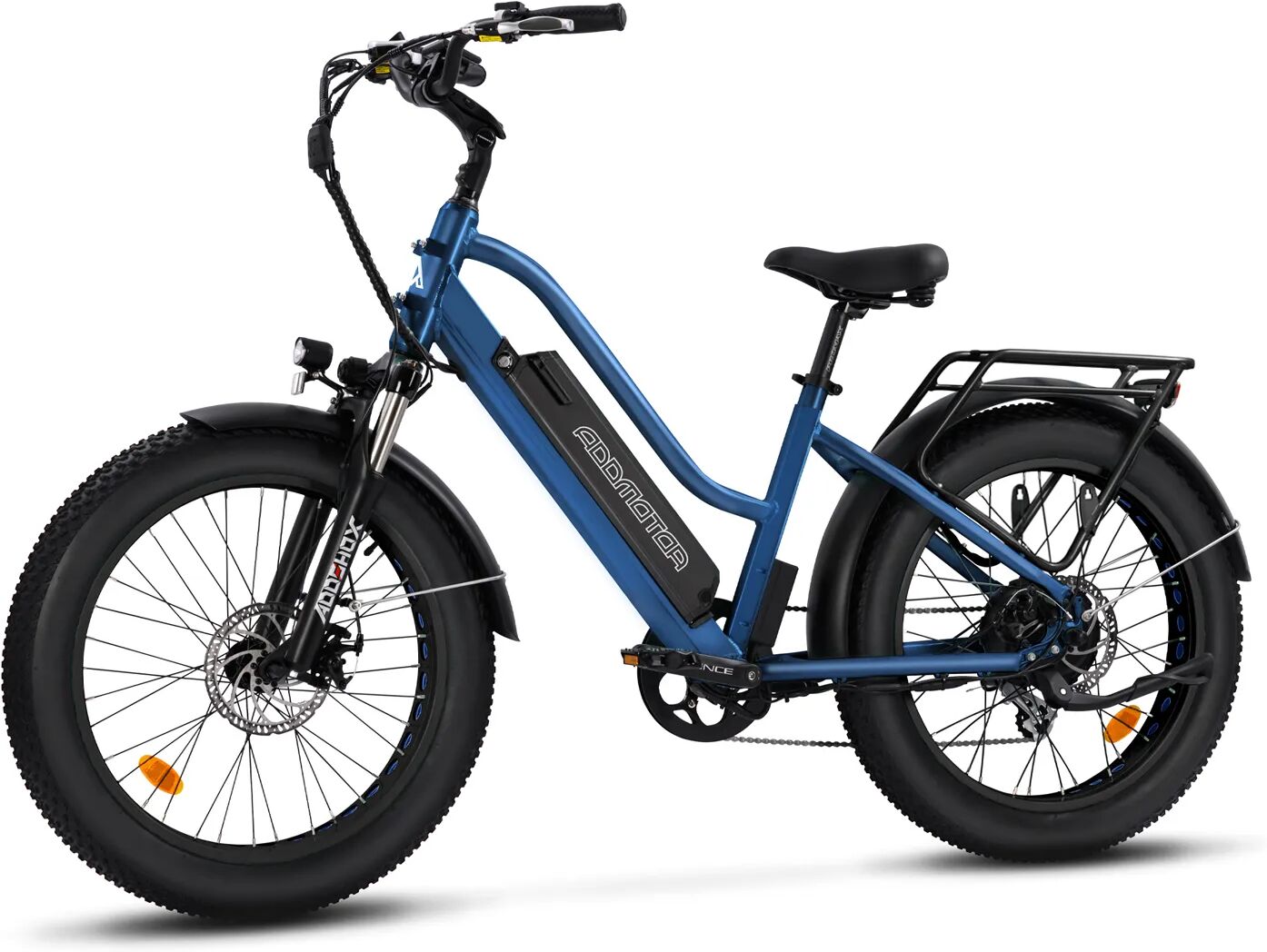 Addmotor Step Thru Fat Tire Cruiser Eelectric Bike With 750W Motor 17.5Ah Battery