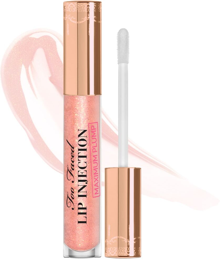 Too Faced Lip Injection Maximum Plump Extra Strength Lip Plumper Gloss - Cotton Candy Kisses - NET WT. 0.14 oz/4.0g