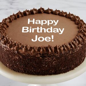 Bake Me a Wish Personalized Double Chocolate Cake