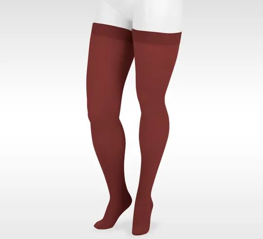 Juzo 30-40 mmHg, Dynamic, Thigh, FF, Petite, Silicone, Chocolate - 3512AGFFPESB53 V