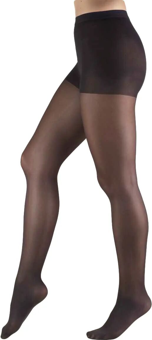 Absolute Support 8-15mmhg Light Support Black Queen Plus Women's Sheer Compression Pantyhose - A109BL6