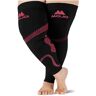 Mojo 20-30mmHg Firm Support Hot Pink 6XL Men and Women's Compression Thigh Leg Sleeve - A609HP9