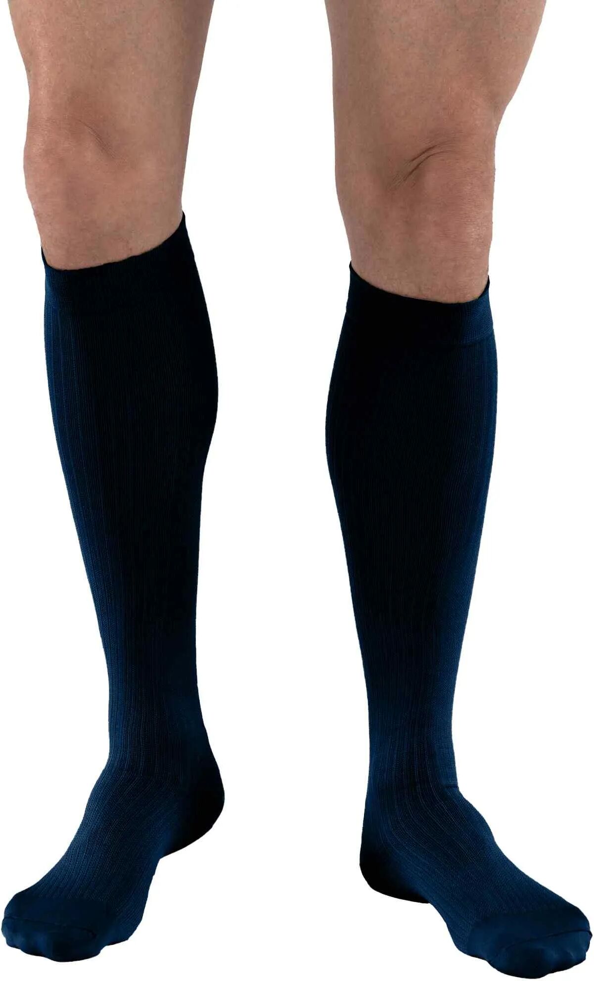 Jobst Mens Dress 8-15 mmHg Light Support Navy Small Closed Toe Men Dress Sock - 110784