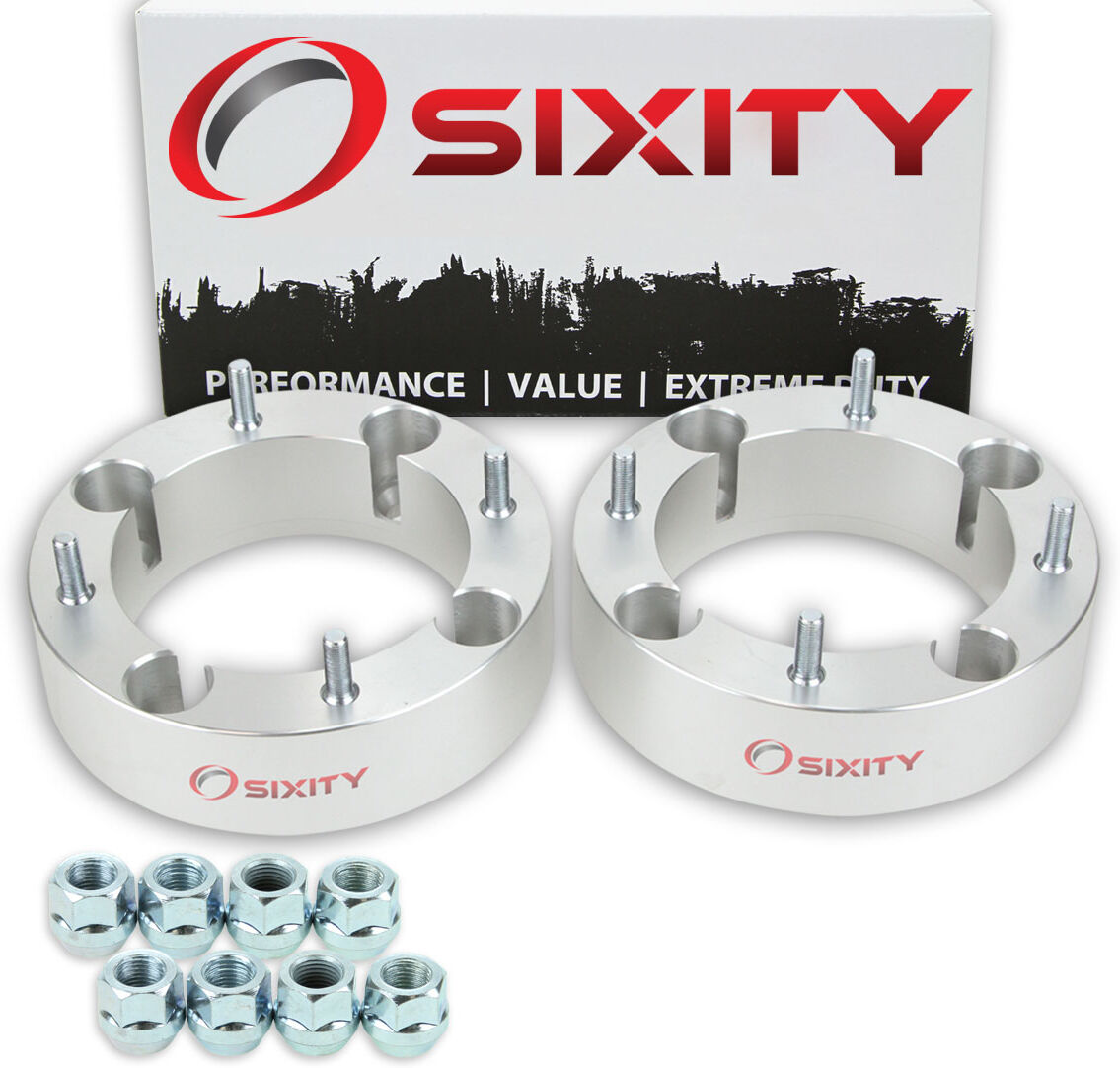 Sixity 2 pc 2 Inch Polaris Magnum 300L 4/156 Front Wheel Spacers