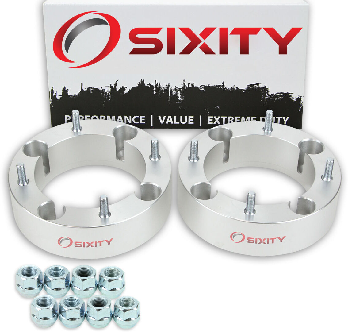 Sixity 2 pc 2 Inch Polaris Magnum 325 4/156 Front Wheel Spacers