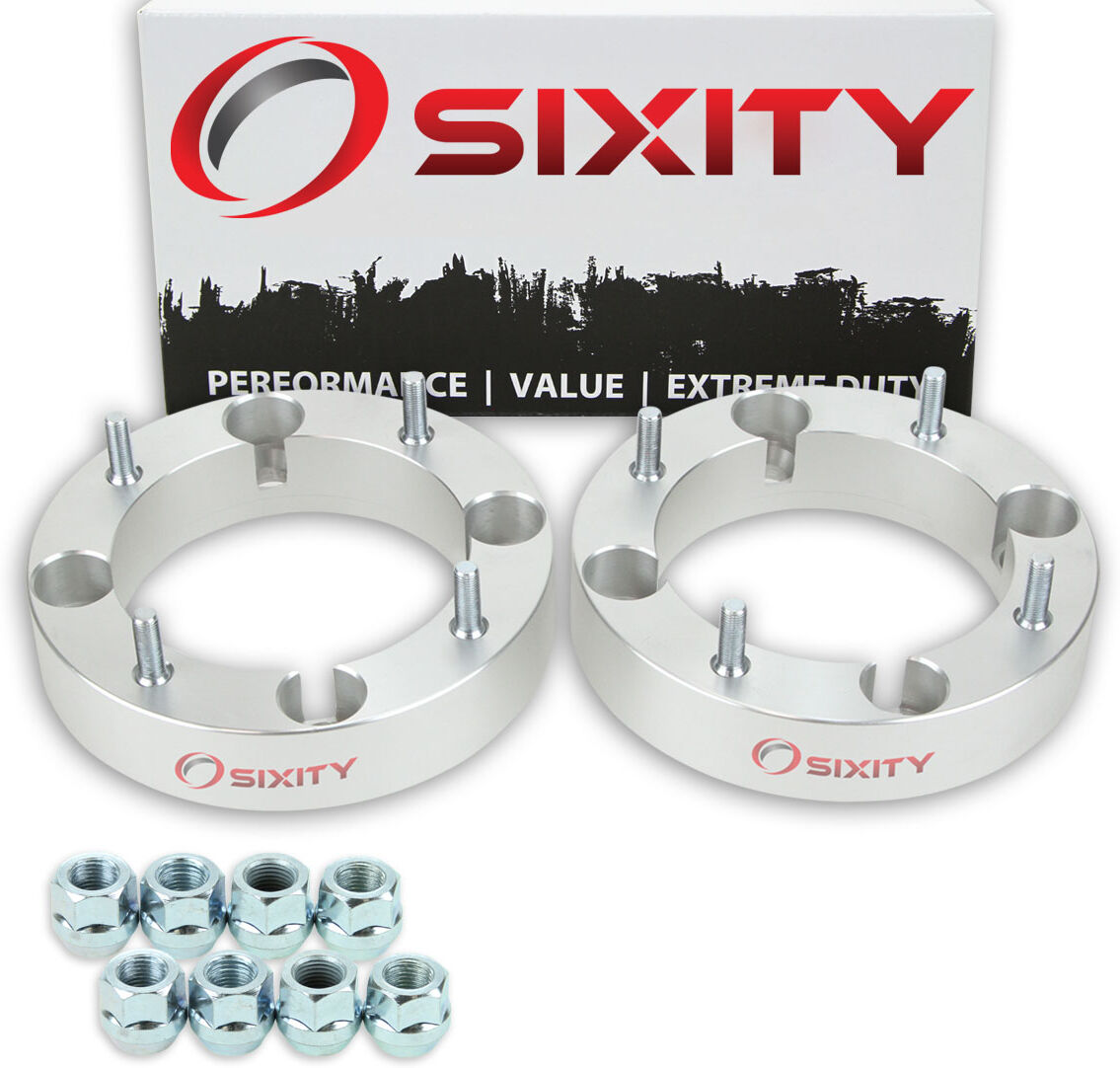 Sixity 2 pc 1.5 Inch Polaris Magnum 425L P425L 4/156 Front Wheel Spacers