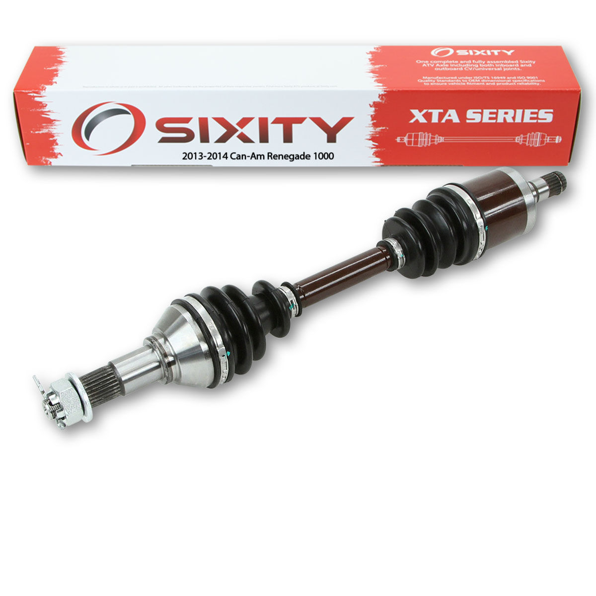 Sixity 2014 Can Am Renegade 1000 4X4 Front Left XTA ATV Axle