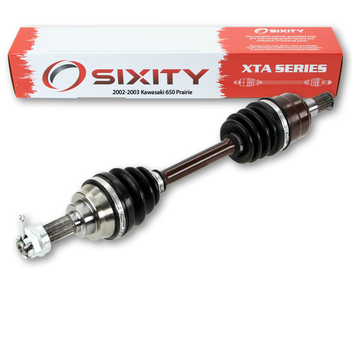 Sixity 2002-2003 Kawasaki 650 Prairie 4X4 Front Right XTA ATV Axle